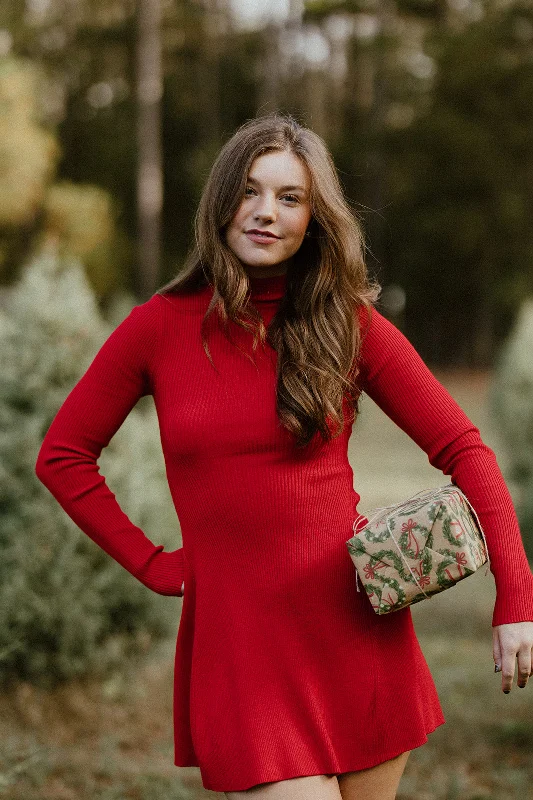 Diana Sweater Dress Spandex Blend Rayon Blend Denim Blend