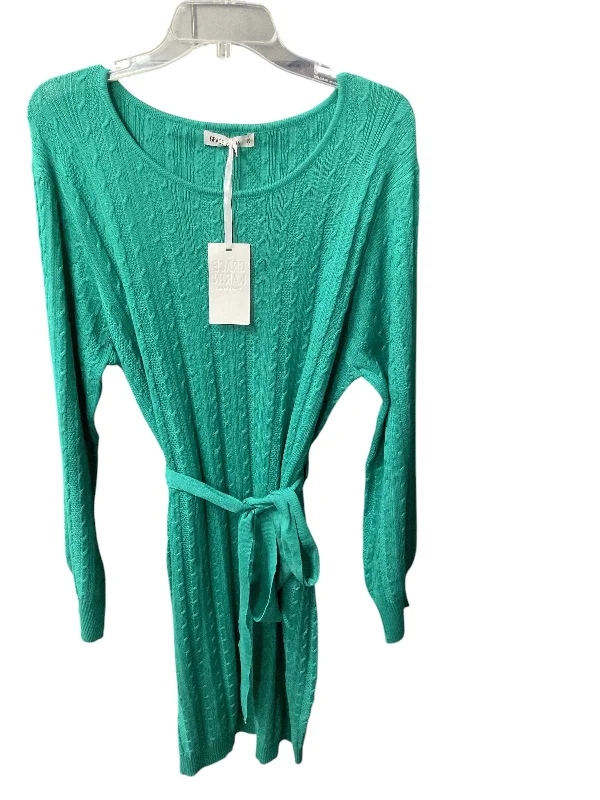 Dress Sweater By Grace Karin In Green, Size: 2x Boat Neck Shawl Collar Notched Collar Dress Sweater By Grace Karin In Green, Size: 2x Boat Neck Shawl Collar Notched Collar