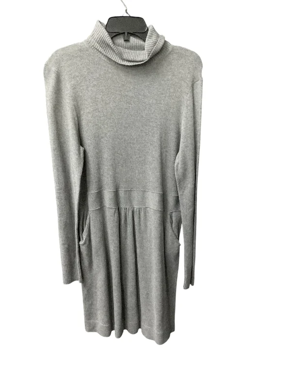 Dress Sweater By J. Crew In Grey, Size: Xl Front Pockets Side Pockets Patch Pockets